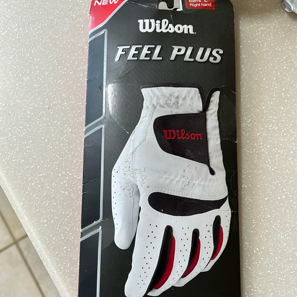 Wilson Men’s L right hand feel plus glove